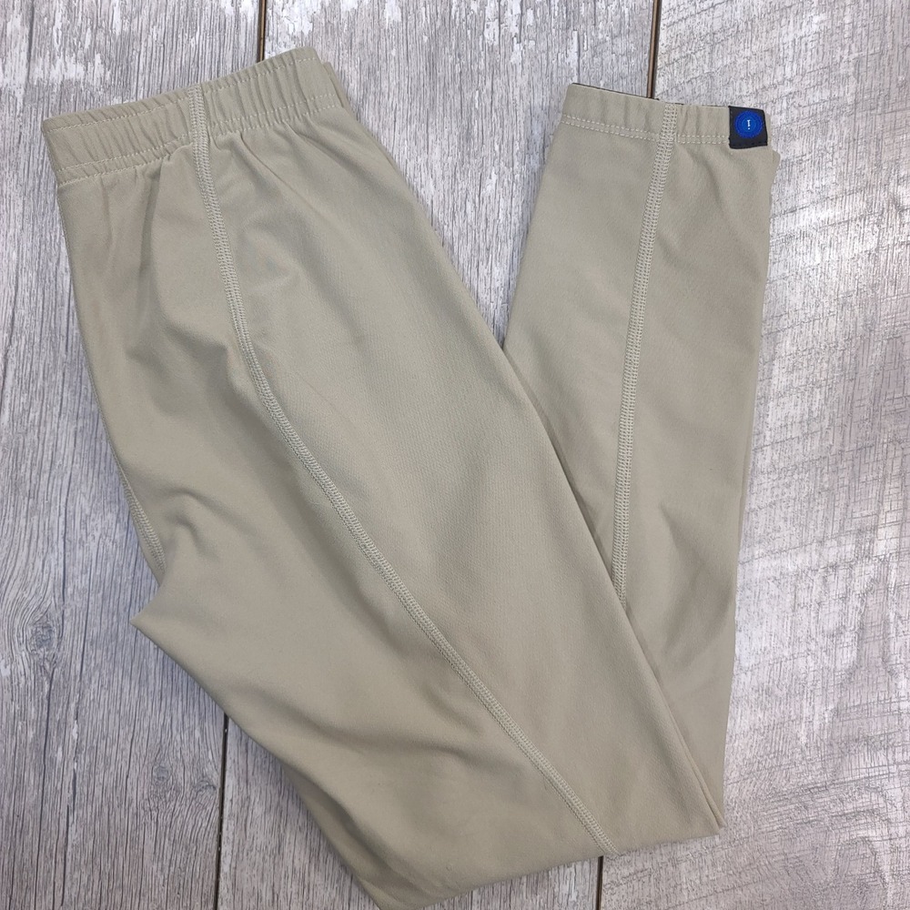 Irideon Riding Breeches Kids Size XL Tan Equestrian Knee Patch Pants
